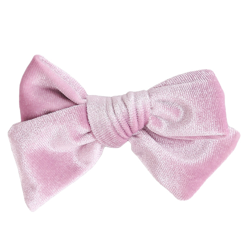 Girls Solid Color Bow Accessories Headwear