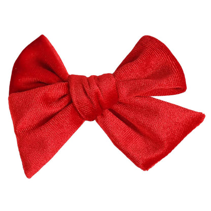 Girls Solid Color Bow Accessories Headwear