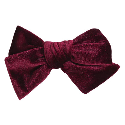 Girls Solid Color Bow Accessories Headwear