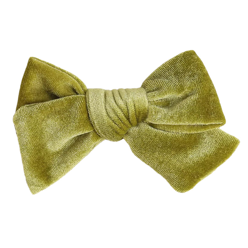 Girls Solid Color Bow Accessories Headwear