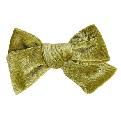 Girls Solid Color Bow Accessories Headwear