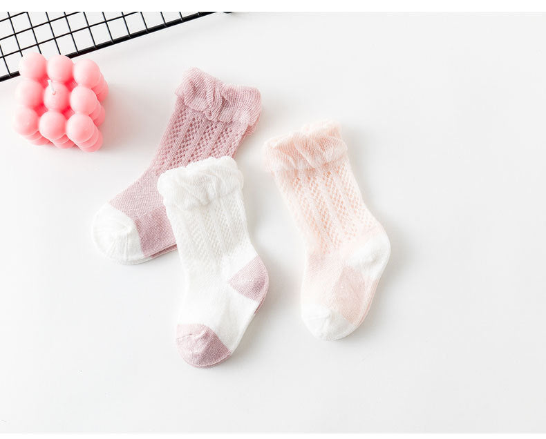 Girls Color-blocking Accessories Socks Wholesale