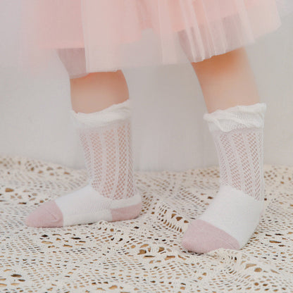 Girls Color-blocking Accessories Socks Wholesale