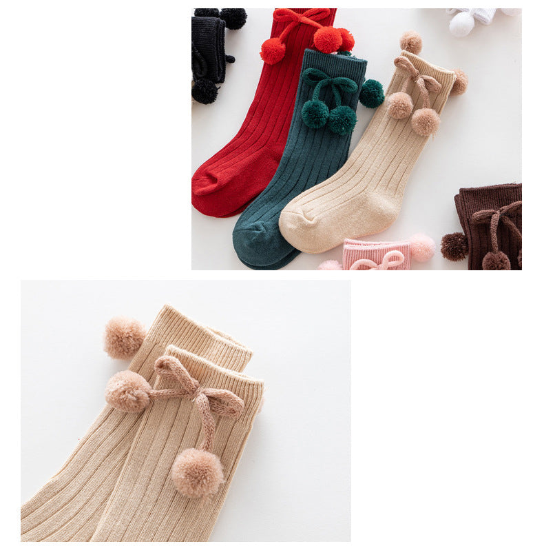 Baby Kid Girls Boys Solid Color Accessories Socks Wholesale 220302154