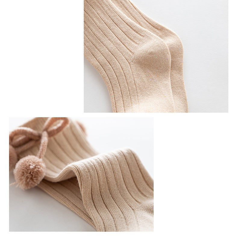 Baby Kid Girls Boys Solid Color Accessories Socks Wholesale 220302154