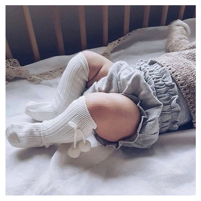Baby Kid Girls Boys Solid Color Accessories Socks Wholesale 220302154