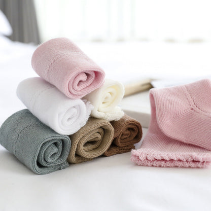 Baby Unisex Solid Color Socks Wholesale 22030219