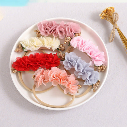 Girls Flower Bow Accessories Headwear
