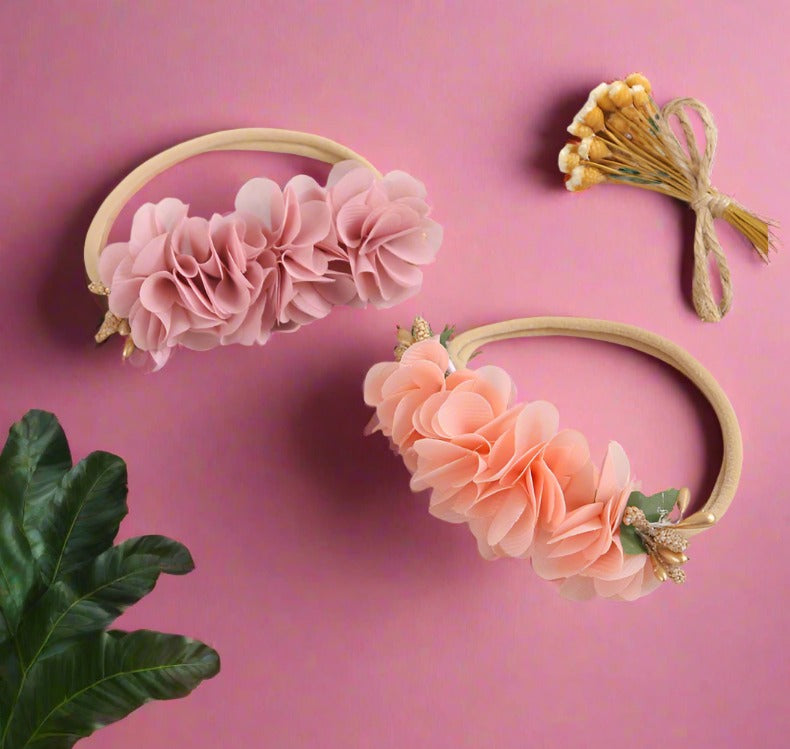 Girls Flower Bow Accessories Headwear