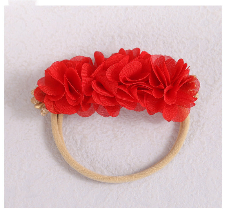 Girls Flower Bow Accessories Headwear