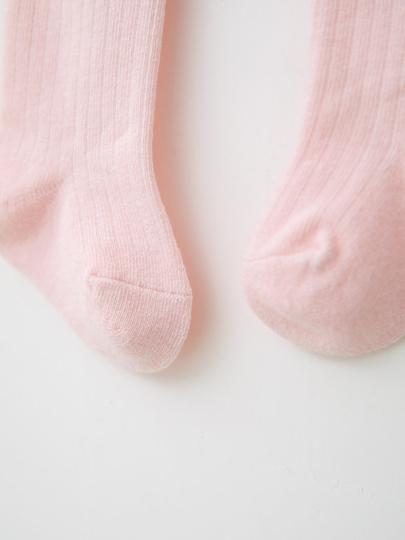 Baby Kid Unisex Solid Color Bow Accessories Socks Wholesale 22030224