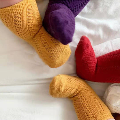 Girls Boys Solid Color Accessories Socks Wholesale 220302246