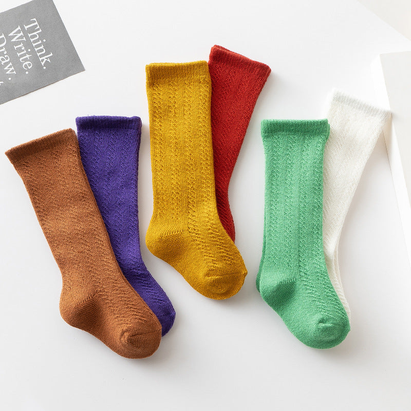 Girls Boys Solid Color Accessories Socks Wholesale 220302246