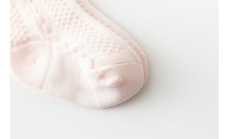 Girls Solid Color Bow Accessories Socks Wholesale 220302248