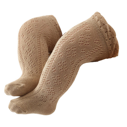 Baby Girls Solid Color Spanish Accessories Socks