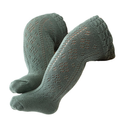 Baby Girls Solid Color Spanish Accessories Socks
