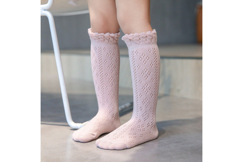 Baby Girls Solid Color Spanish Accessories Socks