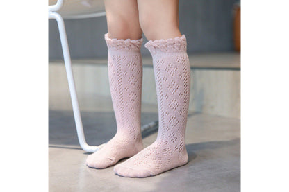 Baby Girls Solid Color Spanish Accessories Socks
