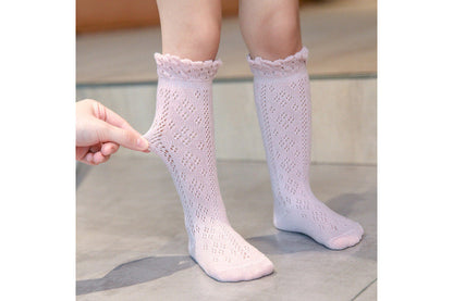 Baby Girls Solid Color Spanish Accessories Socks