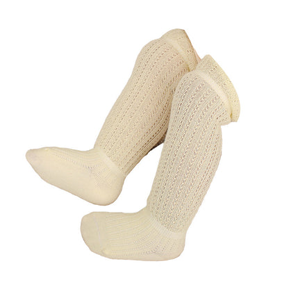Baby Girls Solid Color Spanish Accessories Socks