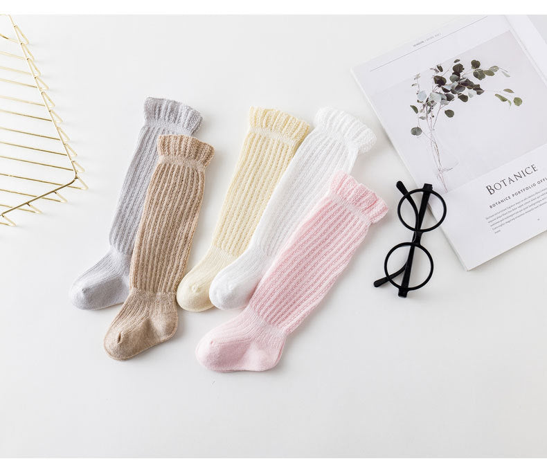 Baby Girls Solid Color Spanish Accessories Socks