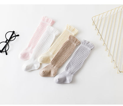 Baby Girls Solid Color Spanish Accessories Socks