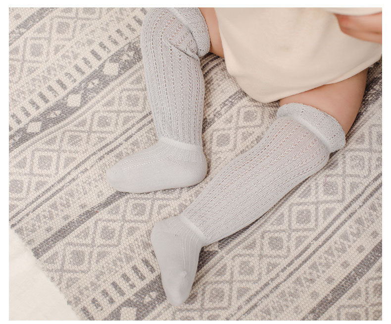 Baby Girls Solid Color Spanish Accessories Socks