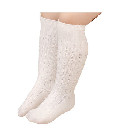 Baby Girls Solid Color Spanish Accessories Socks