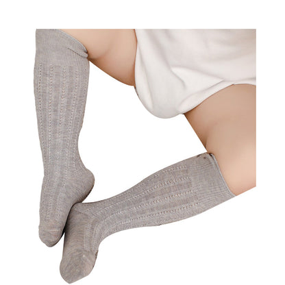 Baby Girls Solid Color Spanish Accessories Socks