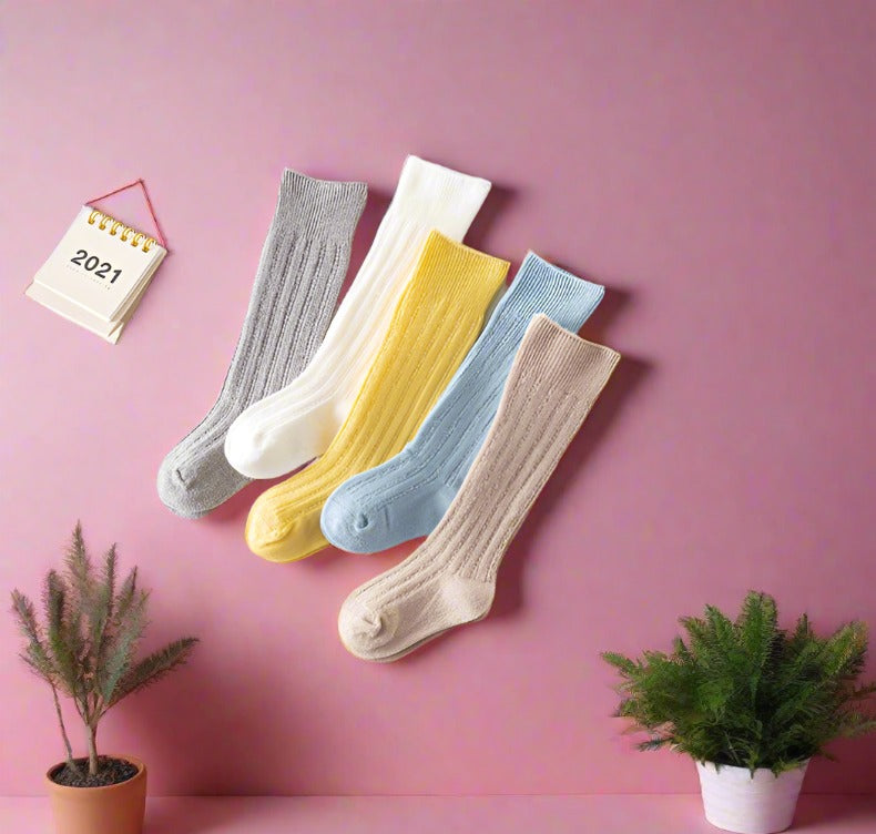Baby Girls Solid Color Spanish Accessories Socks