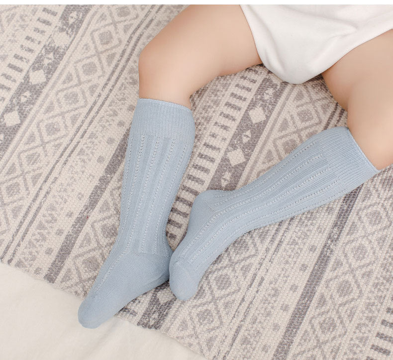 Baby Girls Solid Color Spanish Accessories Socks