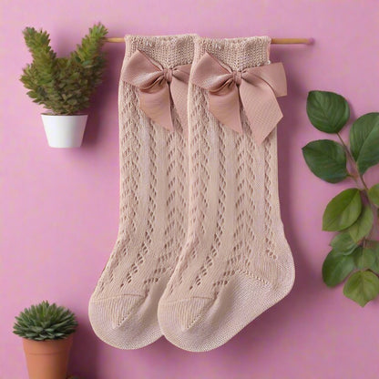 Baby Kid Girls Bow Accessories Socks