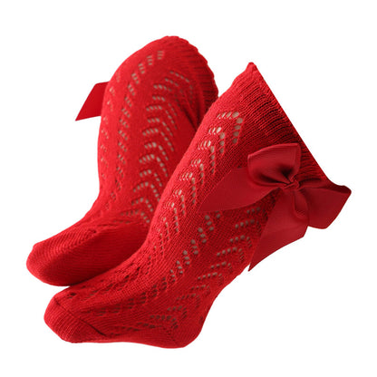 Baby Kid Girls Bow Accessories Socks