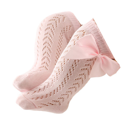 Baby Kid Girls Bow Accessories Socks