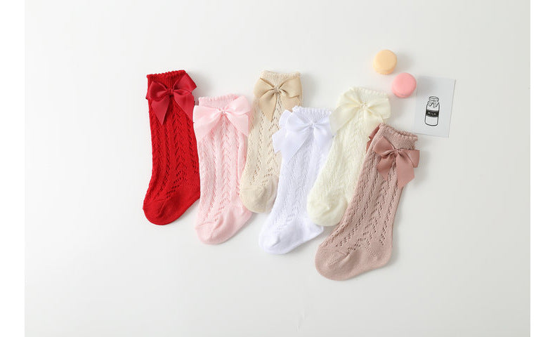 Baby Kid Girls Bow Accessories Socks