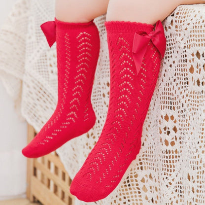 Baby Kid Girls Bow Accessories Socks