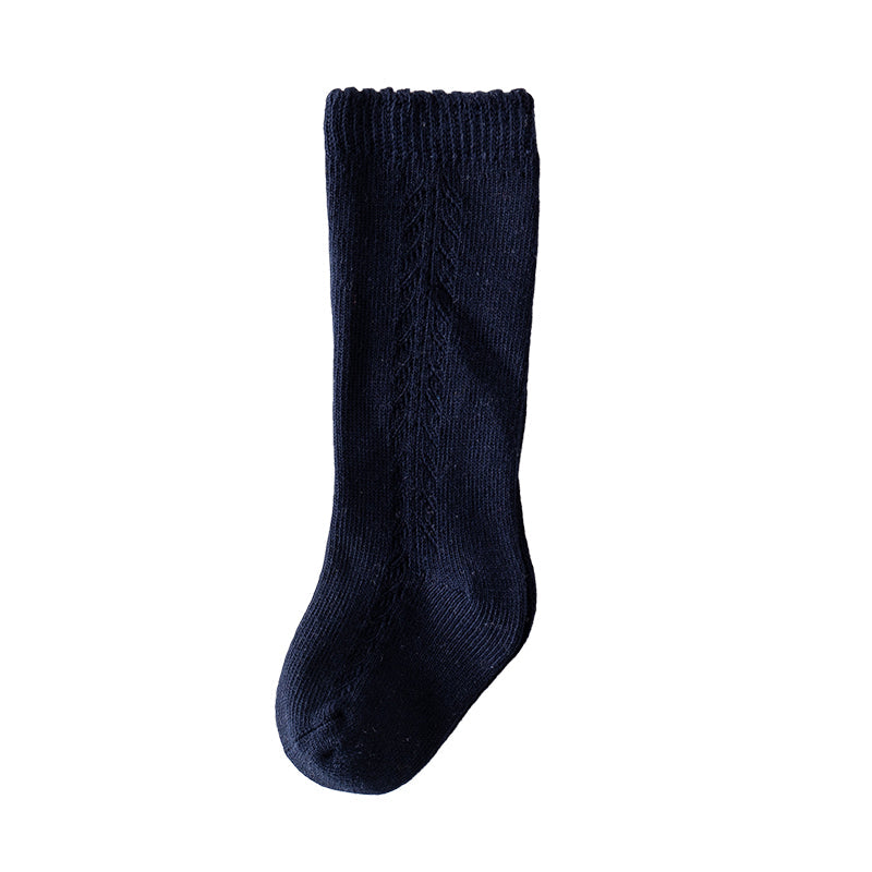 Baby Kid Girls Solid Color Accessories Socks