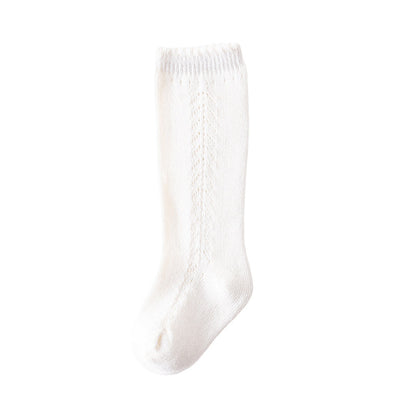 Baby Kid Girls Solid Color Accessories Socks