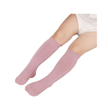 Baby Kid Girls Solid Color Accessories Socks