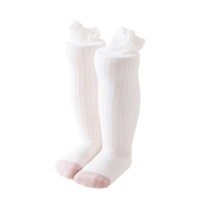 Baby Girls Color-blocking Accessories Socks