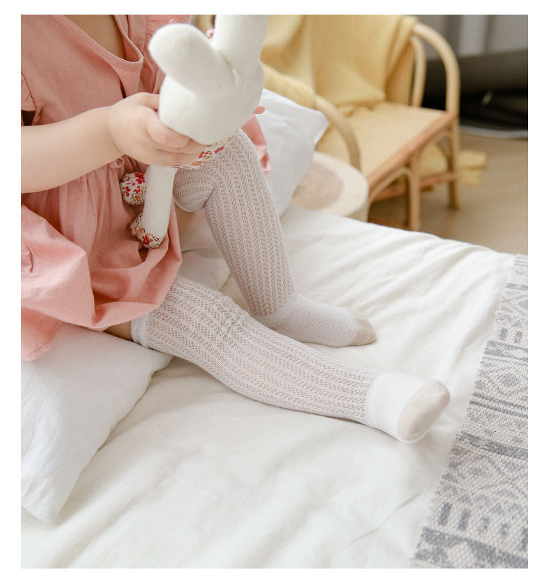 Baby Girls Color-blocking Accessories Socks