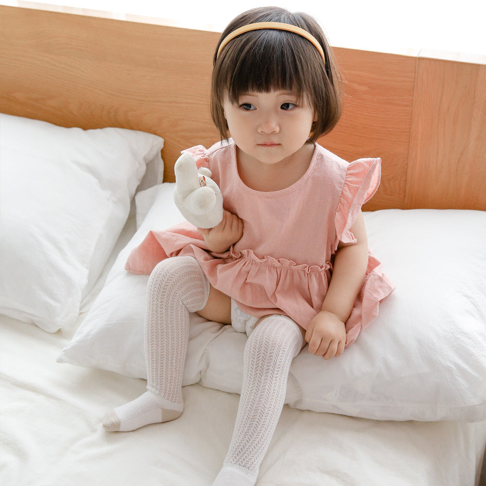 Baby Girls Color-blocking Accessories Socks