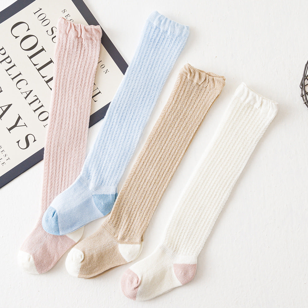 Baby Girls Color-blocking Accessories Socks