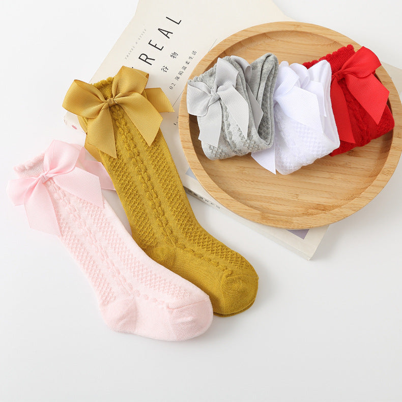 Baby Girls Bow Accessories Socks Wholesale 220302450