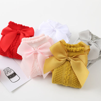 Baby Girls Bow Accessories Socks Wholesale 220302450