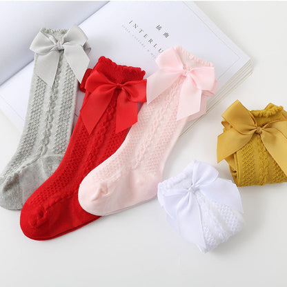 Baby Girls Bow Accessories Socks Wholesale 220302450