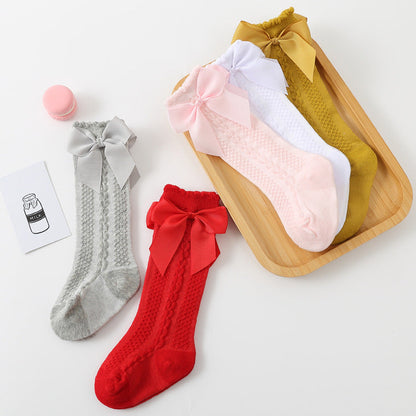 Baby Girls Bow Accessories Socks Wholesale 220302450
