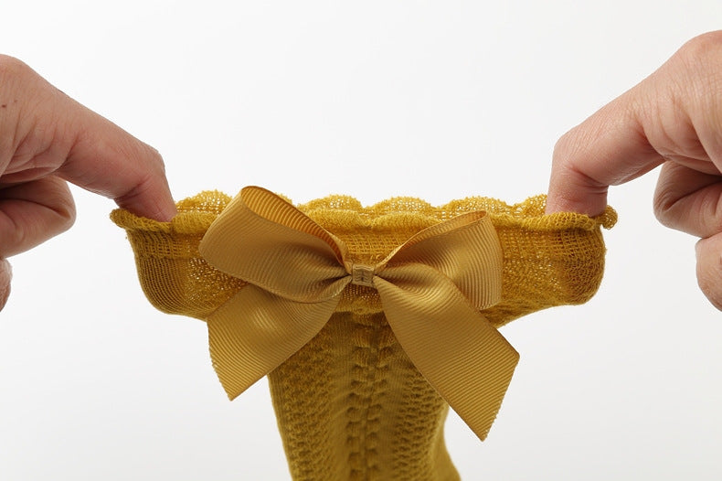 Baby Girls Bow Accessories Socks Wholesale 220302450