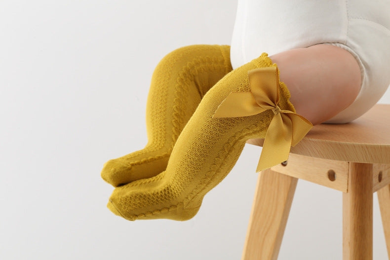 Baby Girls Bow Accessories Socks Wholesale 220302450