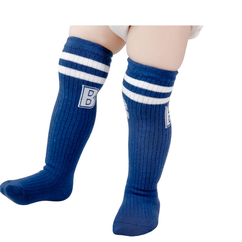 Baby Unisex Striped Alphabet Accessories Socks Wholesale